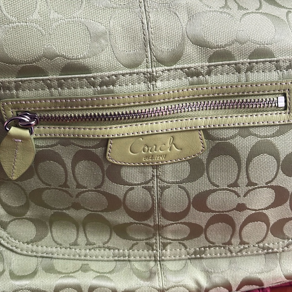 Lime Green Coach Bag